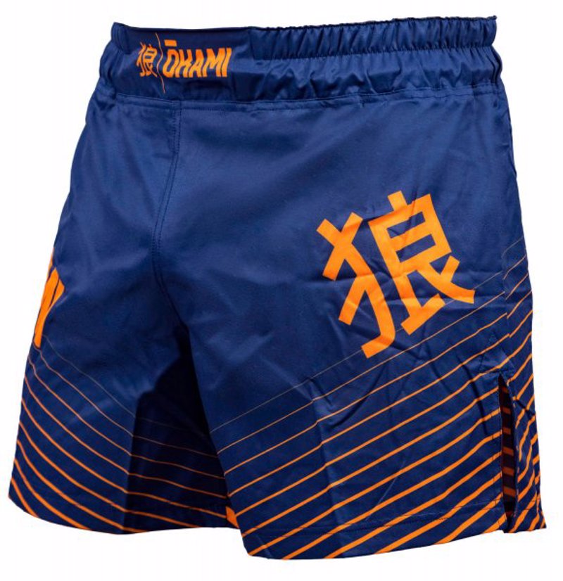 Okami kanji Fightshorts -navy